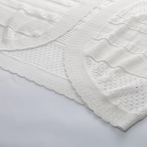 Kancy Kole White Short Sleeve Cardigan For Women Lightweight Open Sweater Classic V-Neck Shrug Tops White M thumb #6