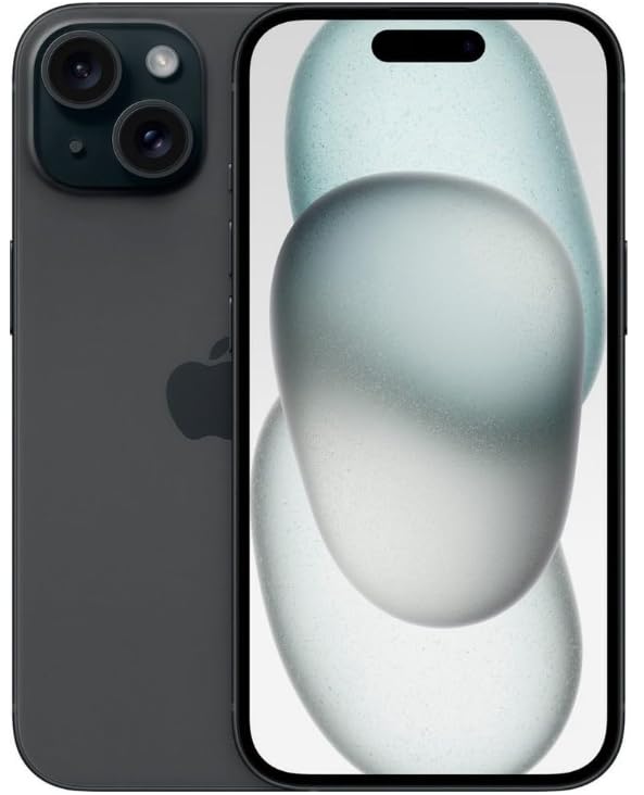 Apple iPhone 15 Plus, 128GB, Black - Locked to T-Mobile (Renewed)