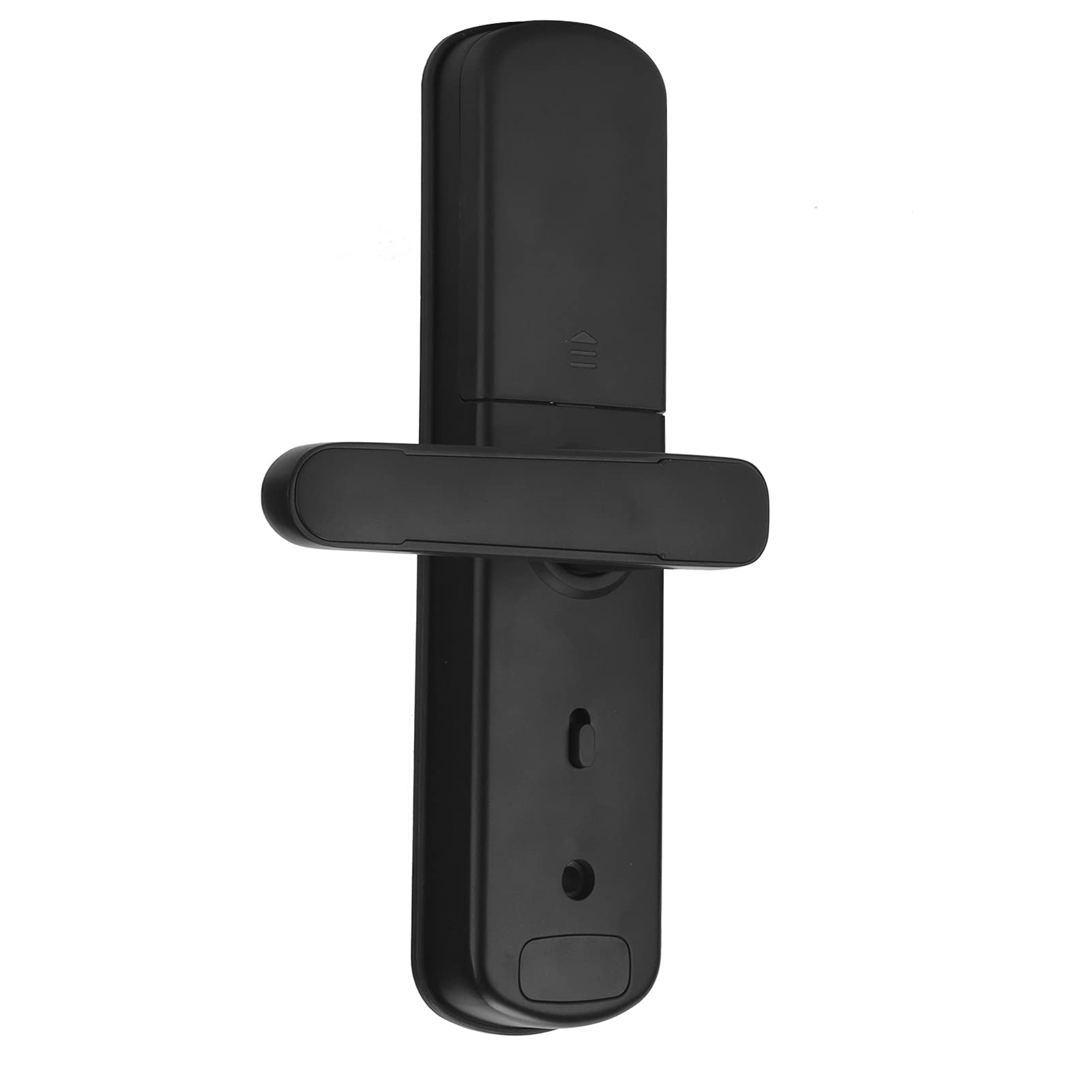 aqxreight Cerradura para Huella Digital con Llave Mecánica Entrada de Seguridad Aleación de Aluminio para Dormitorio de Oficina y Cerradura Anticopia de Puerta con Huella Digital de Puerta con