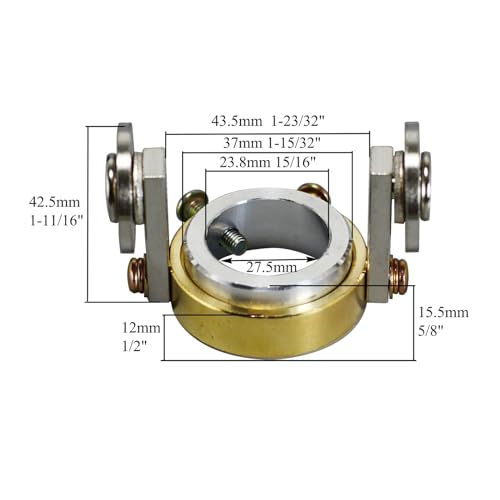 RIVERWELD PT-31 LG-40 WSD-LG40 Plasmasnijder Rolgeleider Wiel Spacer cirkel kompas stand off - Afbeelding 3