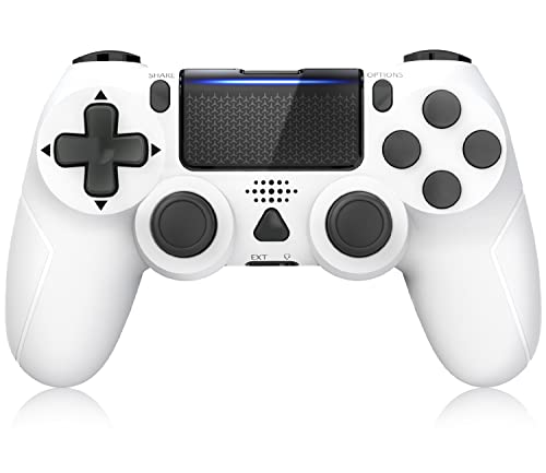 【Design ergonomico】 Questo controller wireless è fatto di un materiale antiscivolo e resistente al sudore, anche durante i giochi intensi e appassionanti, vi darà un controllo piacevole e non sarà influenzato dal sudore. Inoltre, la disposizione logica dei pulsanti migliora la precisione nei momenti critici.