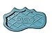 Grewal Equestrian Snuggy Groomer Soft Teeth Rubber Groomer Curry (Pacific Blue)