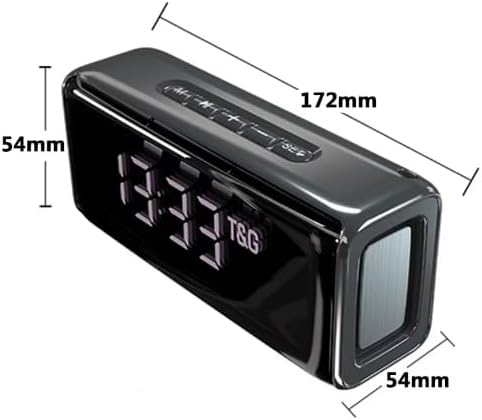 Merv TG-174 Portable Bluetooth Speaker with dimensions labeled