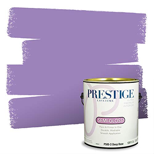 PRESTIGE Interior Paint and Primer in One, Dahlia, Semi-Gloss, 1