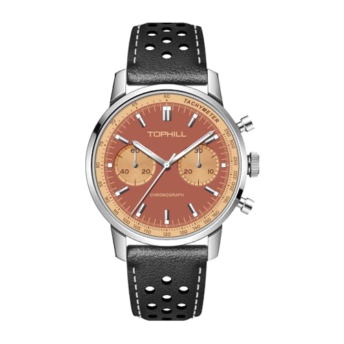 Image of TOPHILL Men Watches Automatic Mechanical Watches - Dive, GMT, Chronograph & Dress Styles | 316L Stainless Steel, Sapphire Crystal, Ceramic Bezel | 5ATM-300M Waterproof with Super Luminous | Classic Business & Sport Casual