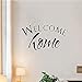 CHTHREEC Witamy w domu naklejka pcv odpinana wodoodporna naklejka ścienna winylowa dekoracyjna naklejka tapeta z dekorem domu 43 cm x 23 cm!