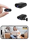 cuoum Mini Spy Camera - 4K HD Security Wireless Cam - Small Indoor Camera with Night Vision & Motion Detection, APP Controlled Tiny Cam for Home, Pet, Car, Office Monitoring (2.4GHz & 5GHz Wi-Fi)