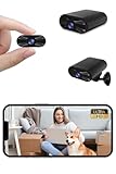 cuoum Mini Spy Camera - 4K HD Security Wireless Cam - Small Indoor Camera with Night Vision & Motion Detection, APP Controlled Tiny Cam for Home, Baby, Pet, Car, Office Monitoring (2.4GHz Wi-Fi)