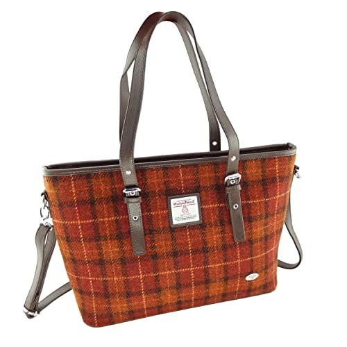 Glen Appin Minimal, Col 134 rosa suave, Rust & Orange Overcheck, Medium