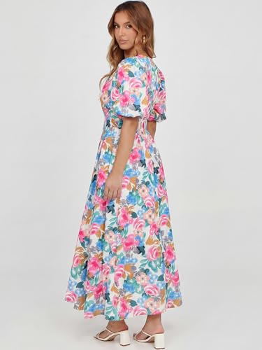 Image of Maxigerui Women's Summer Floral Maxi Dress Spring Wedding Guest Dress 2026