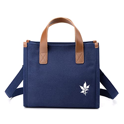 Image of CORIOS Women Shoulder Bag Canvas Handbag Crossbody Bag Multifunctional Top Handle Bag Casual