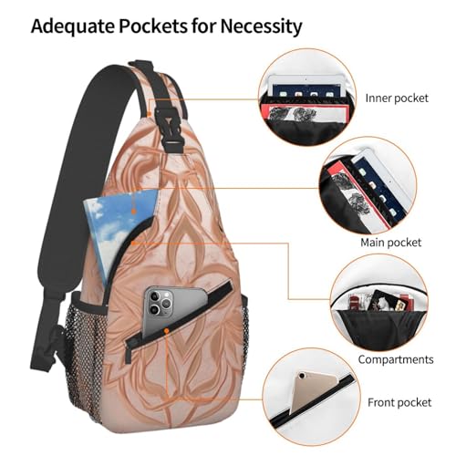 Bolso Hombre Cross Chest Sling Bandolera Negro miniatura 4