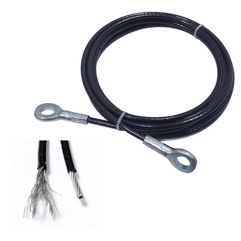 xiaghua369 1m/1.5m/1.8m/2m/2.5m/3m/3.5m/4m/5m/6m/7m Gym Wire Rope Heavy Duty Steel Wirerope For Home Cable Machine Thick 5mm Rope Fitness Pulley Accessories (Size : 7m)