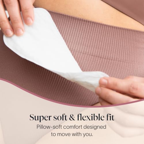 Image of Cora 100% Organic Cotton Topsheet Period Liners (80 Regular Period Liners) | Extra Thin Breathable Panty Liners, Regular Absorbency, Pillow-Soft, Organic Feminine Care