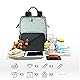 Hap Tim Baby Wickelrucksack Wickeltasche/Rucksack - Multifunktions-Designer Windeltaschen Große Kapazität, isolierte Taschen,wasserdicht,Babytasche Reiserucksack für Unterwegs(EU-7340GB)