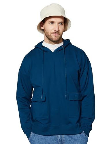 Image of Amazon Brand - INKAST Men Cotton Rich Heavy Weight Hooded Sweatshirt (Oversized)