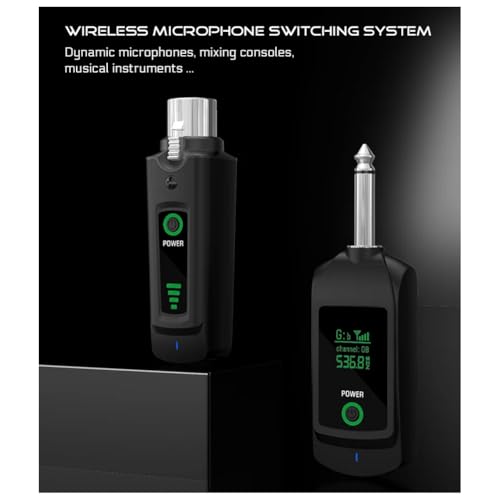 Transceptor de micrófono inalámbrico 2.4G elimina cables en sistemas de PA 6