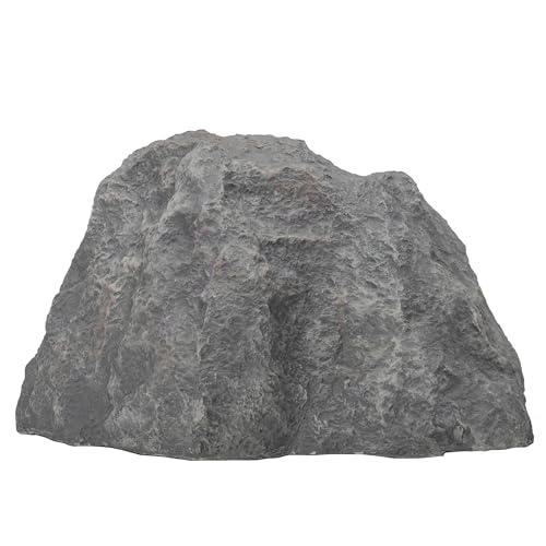 La mejor comparación de Piedras decorativas artificiales para jardin para comprar online. 32 Gardenised QI004605 - Piedra artificial decorativa para exteriores, resistente a la intemperie, para jardín, patio, granito, piedra de fibra de vidrio gris, forma de abalorio
