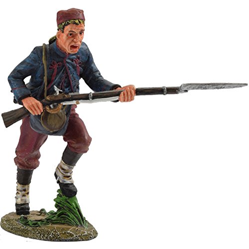 Vollplastische Zinnfigur, Amerikanischer Bürgerkrieg, New York Zouaven, vorgehend ACU001 Vollplastische Zinnfigur, Amerikanischer Bürgerkrieg, New York Zouaven, vorgehend ACU001