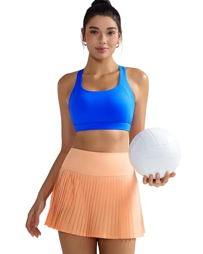 Image of RUNNING GIRL Sports Bra for Women, Molded Cup High Impact Sports Bras for Women with Sewn in Pads