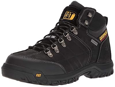 Caterpillar Men's Threshold Waterproof Steel Toe Industrial Boot, Black, 12 M US