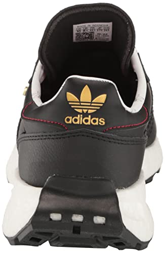 Adidas Originals Women's Retropy E5 Sneaker, Black/Black/Gold Metallic, 7 #TOP21