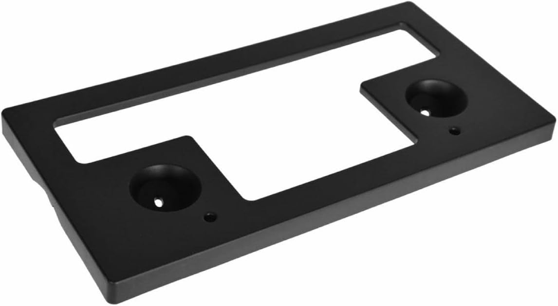 I-Match Auto Parts Front License Plate Bracket Tag Holder Black Textured PP Plastic for 2004-2015 Nissan Titan Pickup and 2004-2007 Nissan Armada 962107S000 NI1068148