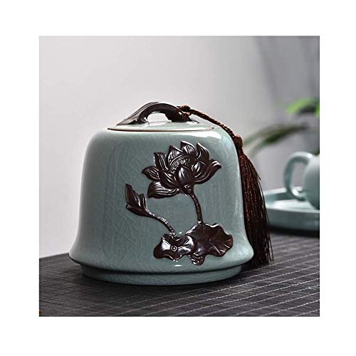 Frascos herméticos para conservas, con Tapa, para almacenar Alimentos, Cereales, mermeladas, pastas, Espaguetis, té, café, Galletas, Aperitivos y harina (Color Verde, 13,5 x 13 cm).