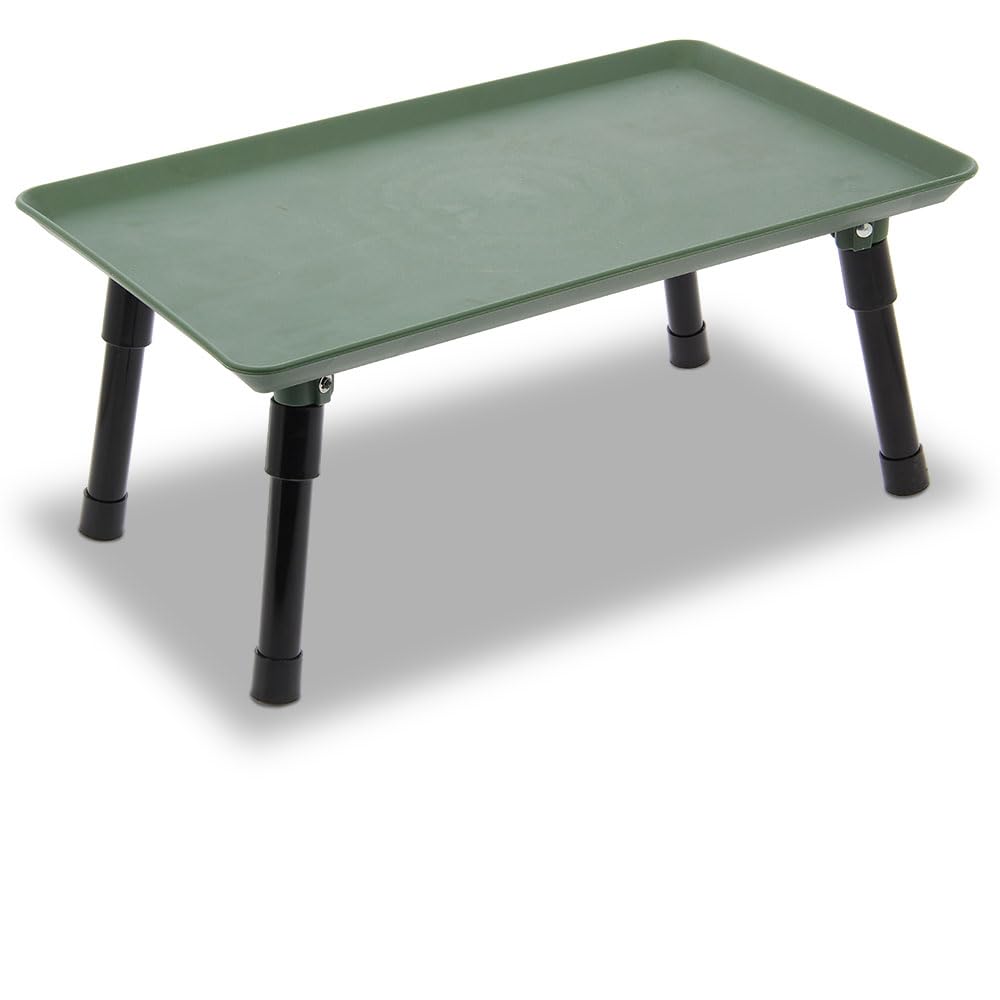 Lightweight Green Carp Fishing Bivvy Table With Adjustable Legs