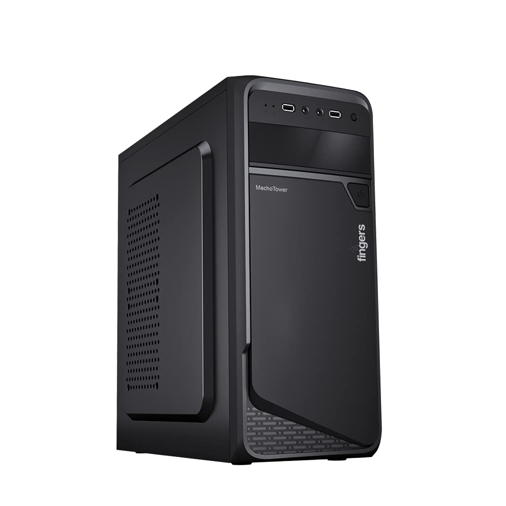 Fingers MachoTower Computer PC Case (Fashionable Full ATX PC Cabinet with SMPS | BIS Certified)