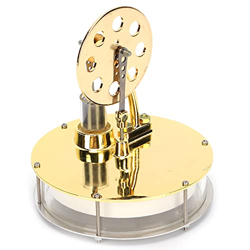 Modèle de moteur Stirling et générateur d'énergie avec petite ampoule LED pour loisir créatif