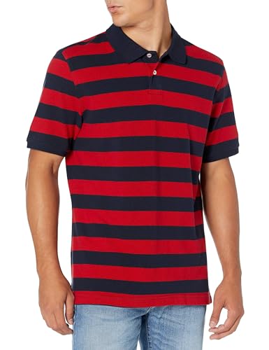 Image of Amazon Essentials Men's Regular-Fit Short Sleeve Cotton Pique Polo Shirt (Available in Big & Tall)