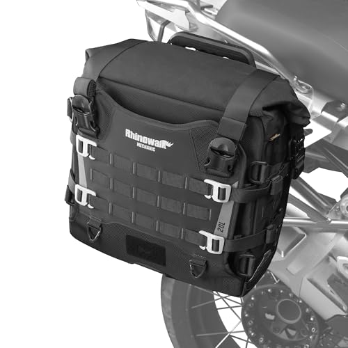 Alforja para moto Rhinowalk 20L impermeable rápida miniatura 1