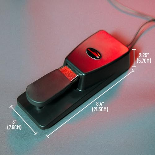 Image of Gator Frameworks Frameworks Traditional Style Piano Sustain Electronic Keyboard Pedal or Footswitch (GFW-KEYSUSTAIN)