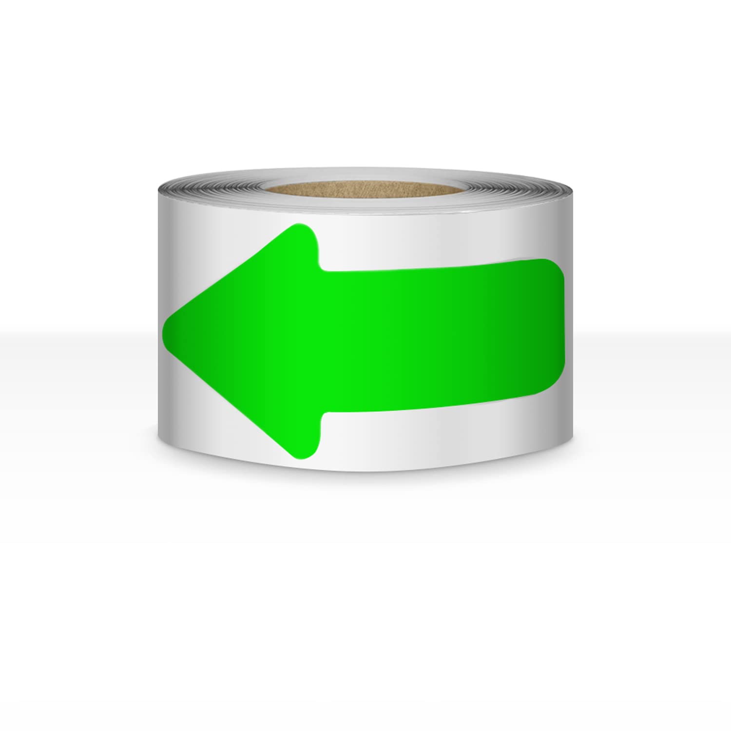 Arrow Floor Sticker Tape 2"×4" Arrow Floor Marking Sticker Sign 200 PCS Arrow Decal Tape Green