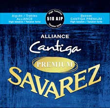 SAVAREZ Classical guitar String Set New Crystal Premium Blue HT - 510CJP