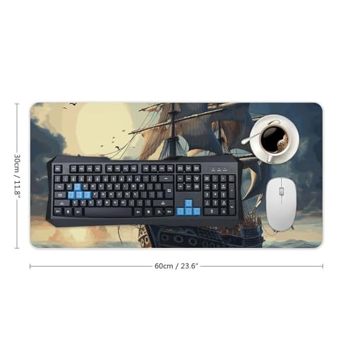 Protector de escritorio Nautical Sailboat grande impermeable miniatura 2
