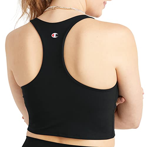 Champion Women's Crop Top, Soft Touch, Moisture Wicking, Ribbed Cropped Top for Women2
