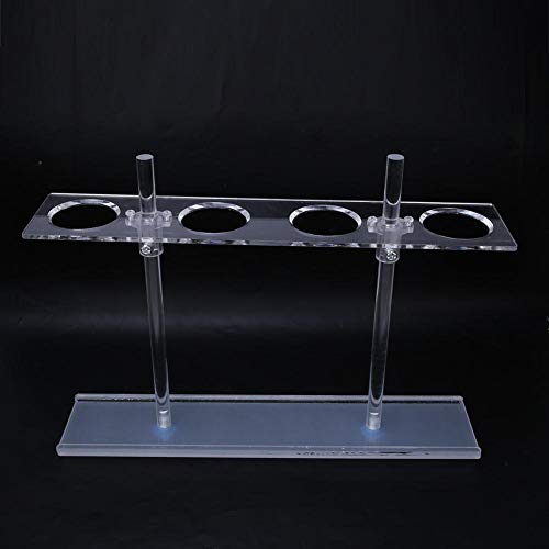 Miniatura 7 de Soporte de embudo de vidrio de 4 agujeros, altura ajustable, soporte de embudo de plexiglás, estante de embudo de laboratorio