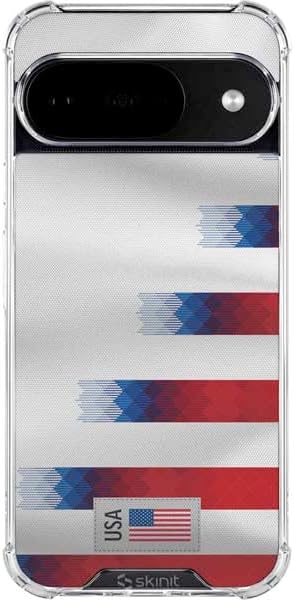 Skinit Clear Phone Case Compatible with Google Pixel 10 - USA Flag Stars Design