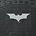 Superhero Car Floor Mats, Officailly Licensed Warner Bros DC Comics, All Weather Interior Auto Protection, Heavy Duty Rubber Liners for Car Truck Van SUV