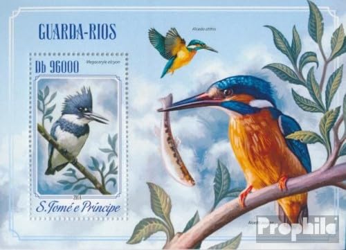 Prophila Collection São Tomé Eisvögel Block 1019, 2014