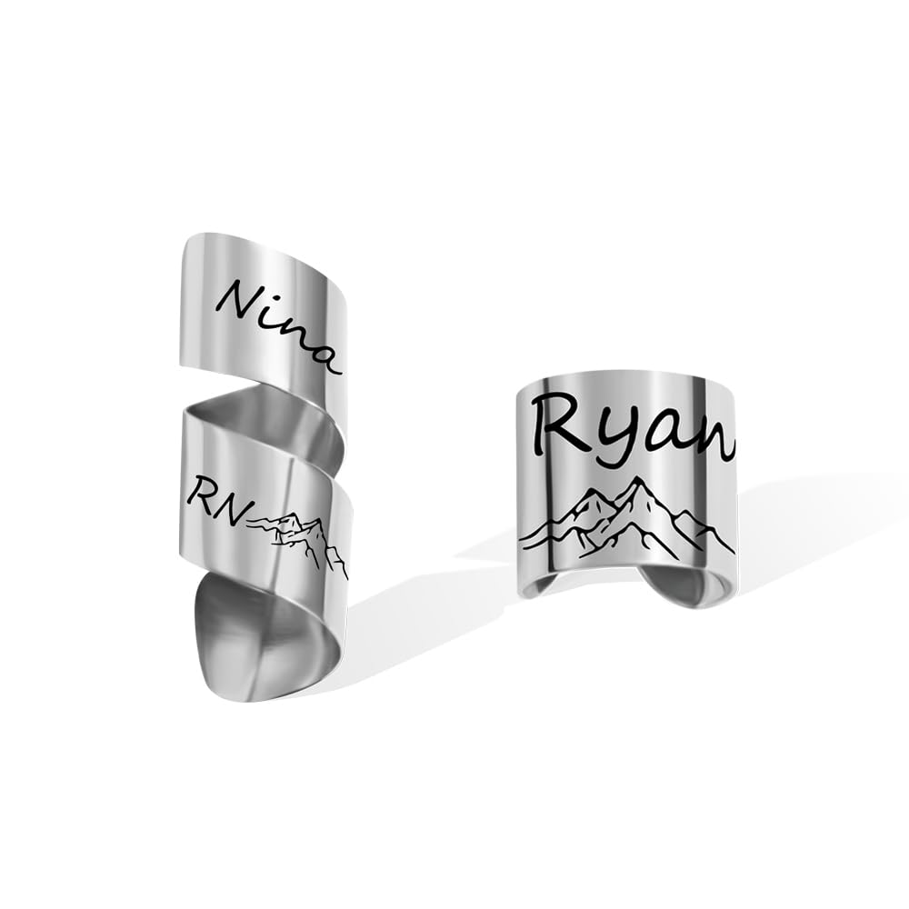 BYFDIY Custom Stethoscope Name Tag Personalized Stethoscope Id Tag Engraved Symbol Nurse Doctor Stethoscope Charms Accessories Graduation Gifts for