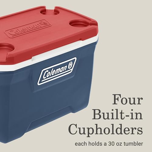 Image of Coleman Classic Series Insulated Portable Cooler, Leak-Resistant Outdoor Hard Cooler Keeps Ice up to 5 Days, 52 /70 /120 /150 Quart