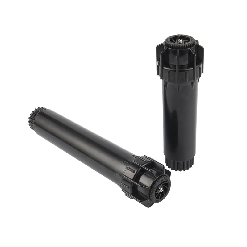 10 Uds. Aspersores de Cabeza de rociador emergente de 1/2 ", 0 ° ~ 360 °, boquillas de riego Ajustables for césped, jardín, Invernadero, riego de jardinería(23.5 cm)