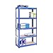 G-Rack Scaffali in Metallo da Garage: 180 x 90 x 40cm | Scaffali per Carichi Pesanti - 1 Scaffale, Blu 5 Ripiani (175KG/Ripiano), 875KG Totale | Per Officina, Magazzino, Ufficio | Garanzia 5 anni