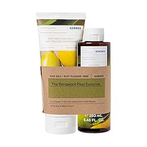 Korres Bergamot Pear Body Melk & Body Cleanser Set