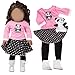 Dress Along Dolly Panda Poodle Skirt Outfit for American Girl & 18