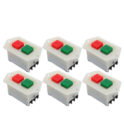 Interruptores de arranque y parada BESTYASH 5A para amoladora y taladro de banco pack de 6