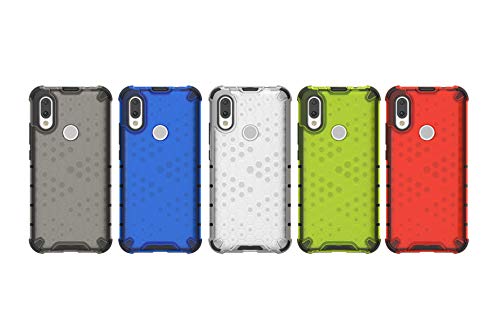 Image of for [ Mi Redmi Y3 ] Back Case Cover | Polycarbonate Hard Case Honeycomb |Camera Protection| Back Case for [ Mi Redmi Y3 ]- Black